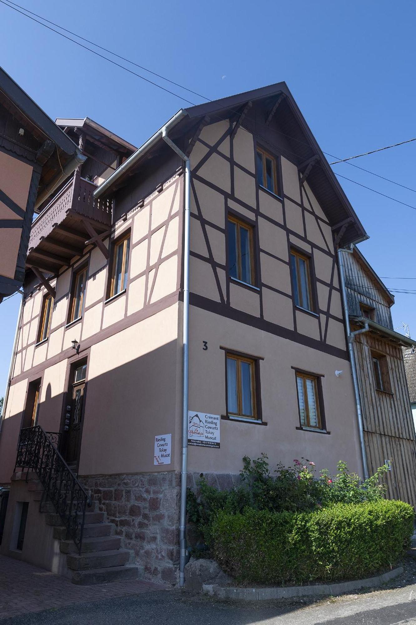 利克维Riesling - Vue Imprenable Sur Le Vignoble - Renove Recemment - Parking Gratuit公寓 外观 照片